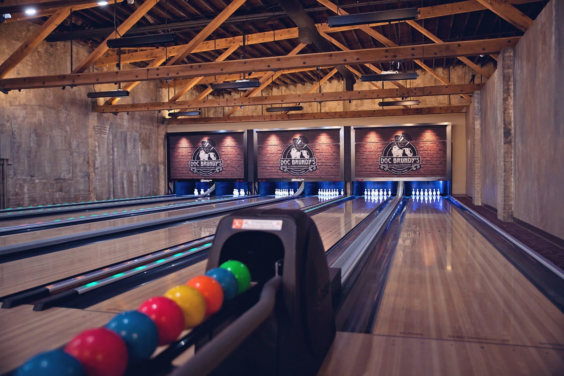 Rollerball at a Boutique Bowling Center